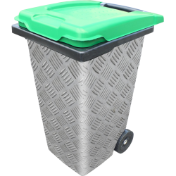 Sticker Poubelle Plaques Métalliques