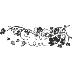 Sticker mural Fleurs