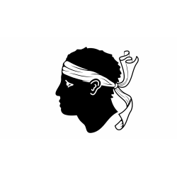 Autocollant Drapeau Corse