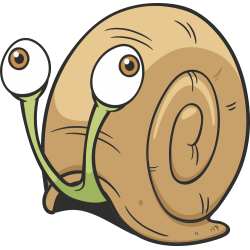 Autocollant Enfant Escargot Coquille