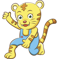 Autocollant Enfant Panthère