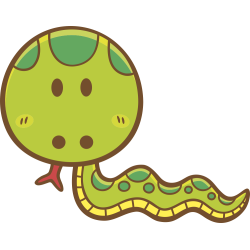 Autocollant Enfant Serpent