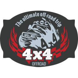 Autocollant 4x4 Off Road Trip