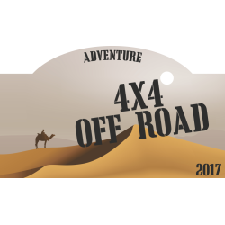 Autocollant 4x4 Off Road Désert 2017