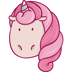 Autocollant Licorne Simple