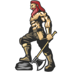 Autocollant Viking Hache