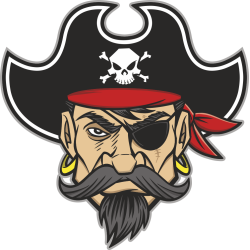 Autocollant Pirate 8