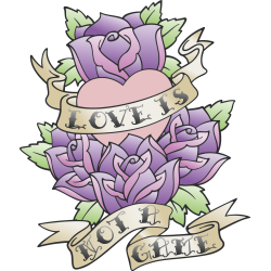 Autocollant Vintage Love Is Not A Game