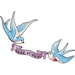 Autocollant Vintage Live To Run