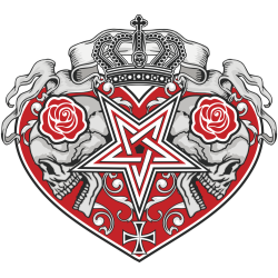 Autocollant Crâne Cur