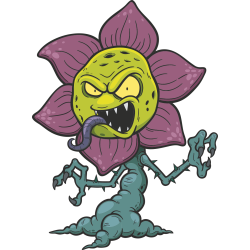 Autocollant Plante Zombie