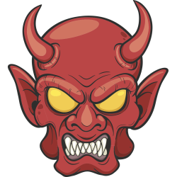 Autocollant Diable 2