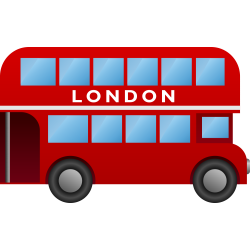Autocollant Londres Bus