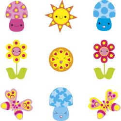 Autocollant Kit Enfant Printemps