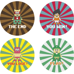 Autocollant Kit Geek 1