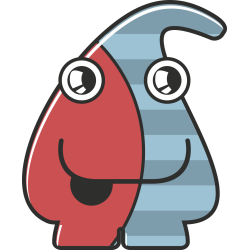 Autocollant Monstre Dessin Animé 1