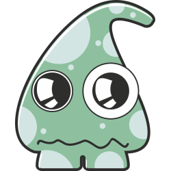 Autocollant Monstre Dessin Animé 8