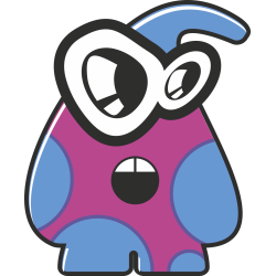 Autocollant Monstre Dessin Animé 9