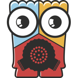 Autocollant Monstre Dessin Animé 13