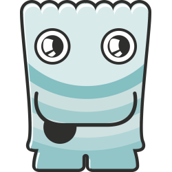 Autocollant Monstre Dessin Animé 18