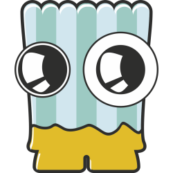 Autocollant Monstre Dessin Animé 24