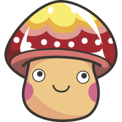 Autocollant Champignon 1