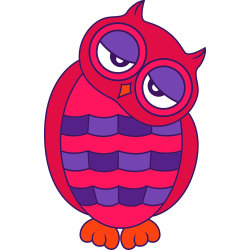 Autocollant Chouette Modern 7