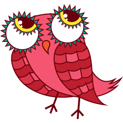 Autocollant Chouette Modern 11