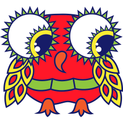 Autocollant Chouette Modern 15