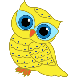 Autocollant Chouette Modern 17