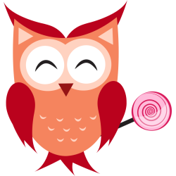 Autocollant Chouette Anniversaire Sucette