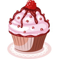 Autocollant Cup Cake 6