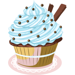 Autocollant Cup Cake 8