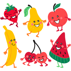 Autocollant Kit Fruits