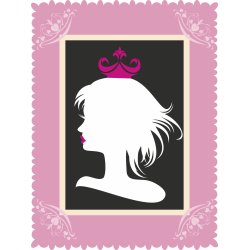 Autocollant Fashion Femme Couronne 8