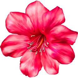 Autocollants Fleur Rose 2 1