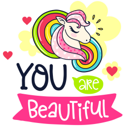 Autocollant You Are Beautiful