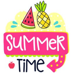 Autocollant Summer Time