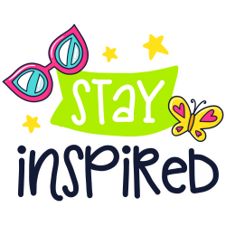 Autocollant Stay Inspired