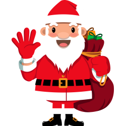 Autocollant Père Noël 2