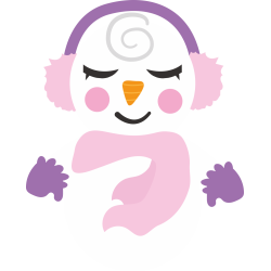 Autocollant Noël Bonhomme De Neige 3