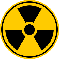 Autocollant Panneau Radiation