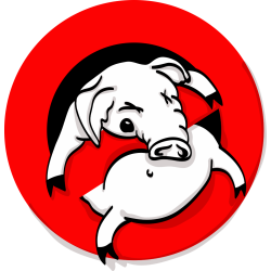 Autocollant Panneau Interdiction D'être Saoul Comme Un Cochon 2