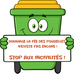 Autocollant Poubelle Respect Environnement Et Recyclage Stop Invicilités 1