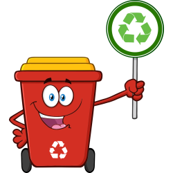 Autocollant Poubelle Respect Environnement Et Recyclage Stop Invicilités 4