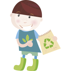 Autocollant Enfant Sensibilisation Environnement Et Recyclage 2