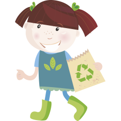 Autocollant Enfant Sensibilisation Environnement Et Recyclage 3