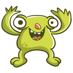 Autocollant Petit Monstre 1