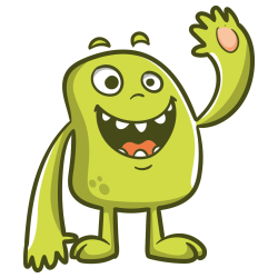 Autocollant Petit Monstre 2