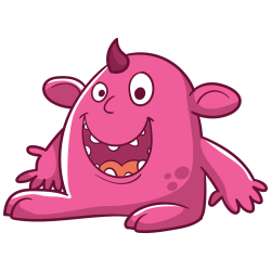 Autocollant Petit Monstre 6